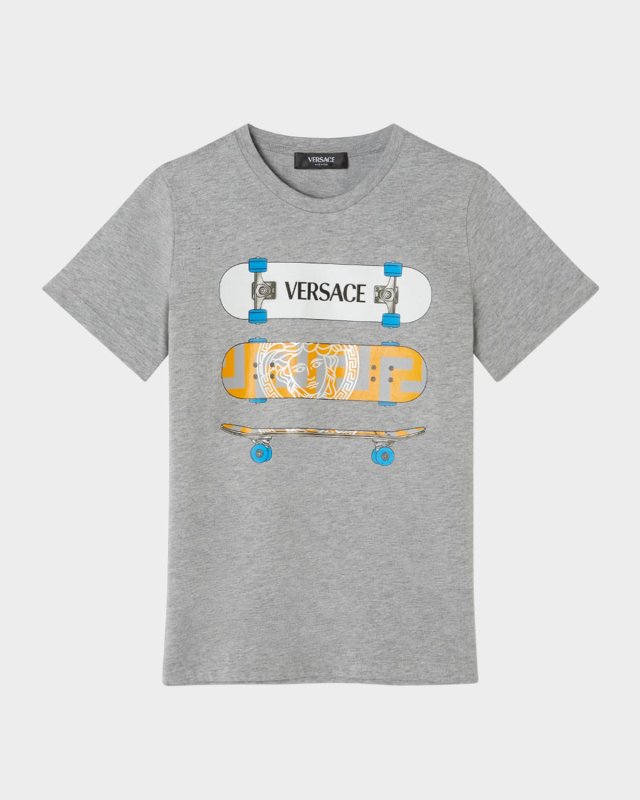 Boy's Logo-Print Skate Graphic T-Shirt, Size 6-